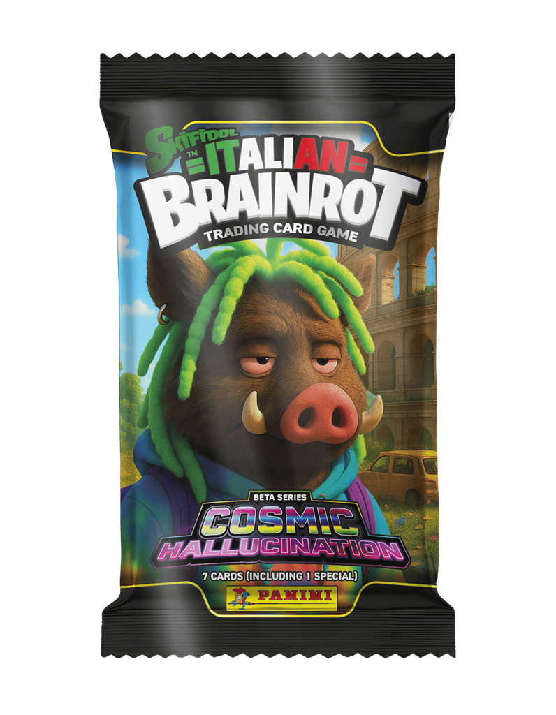 Skifidol Italian Brainrot TC 2 Cosmic Hallucination Booster Pack met 7 kaarten (verschillende artworks beschikbaar)