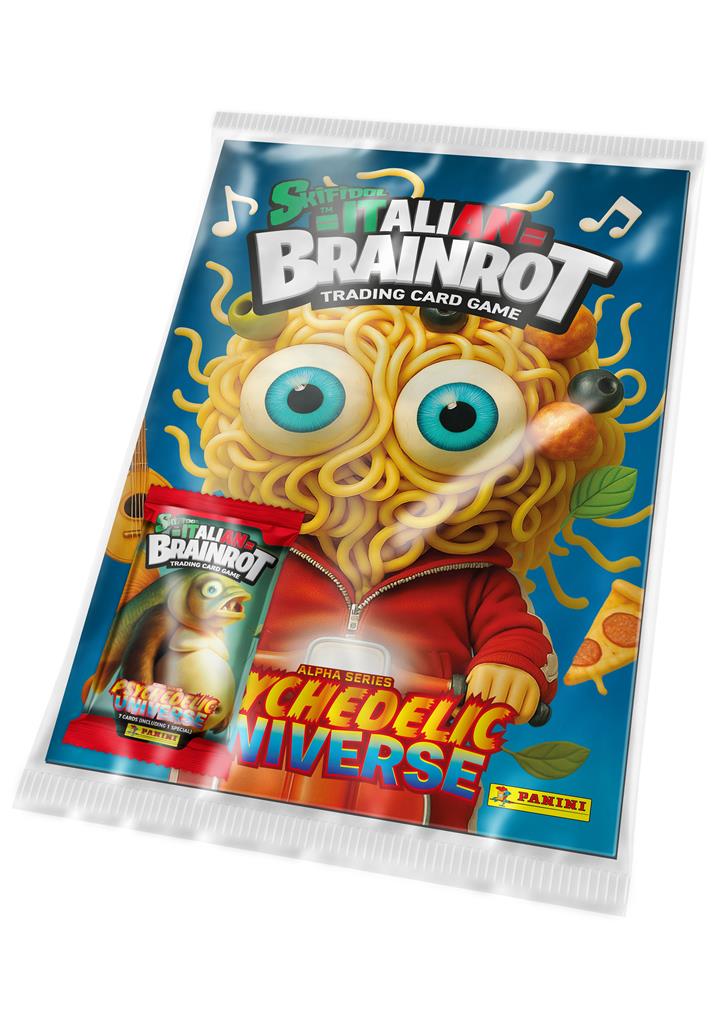Skifidol Italian Brainrot Trading Card Starter Pack met verzamelmap en boosterpack