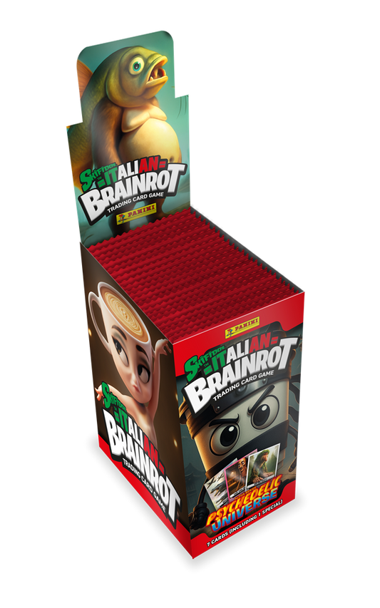 Skifidol Italian Brainrot Psychedelic Universe display met 24 boosterpacks