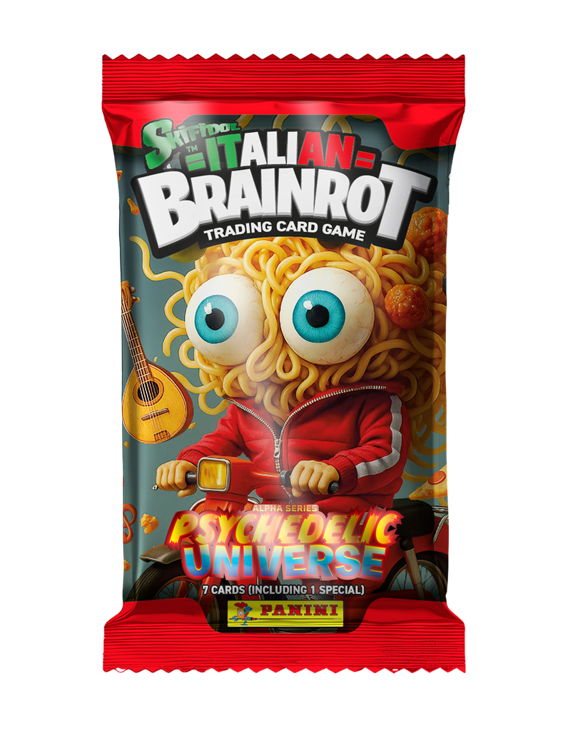 Skifidol Italian Brainrot Psychedelic Universe display met 24 boosterpacks