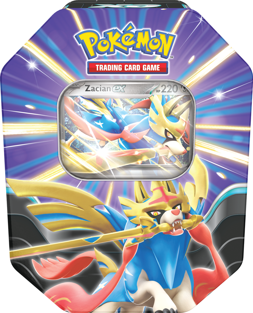 Pokémon Slashing Legends EX Tin Zacian of Koraidon pre-order