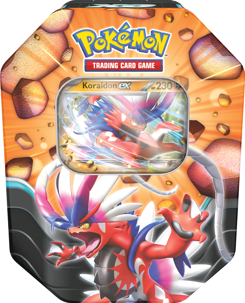 Pokémon Slashing Legends EX Tin Zacian of Koraidon pre-order