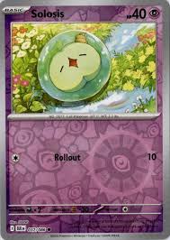 Solosis Reverse Holo kaart #037 uit de Pokémon Black Bolt set