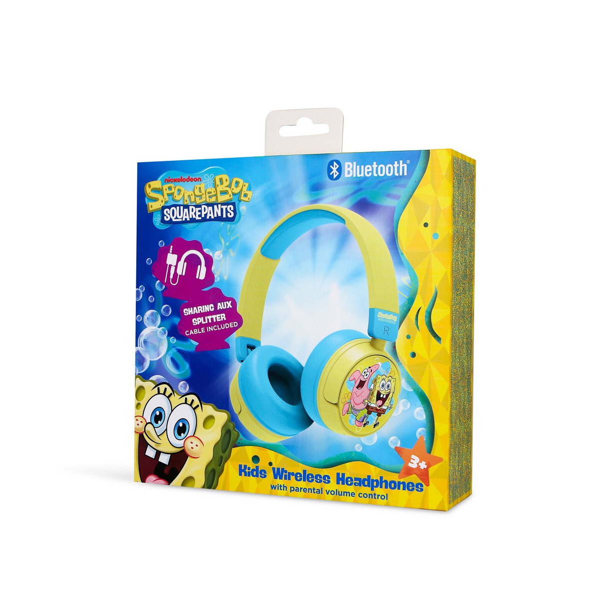 SpongeBob Bluetooth kinder koptelefoon met herkenbaar design