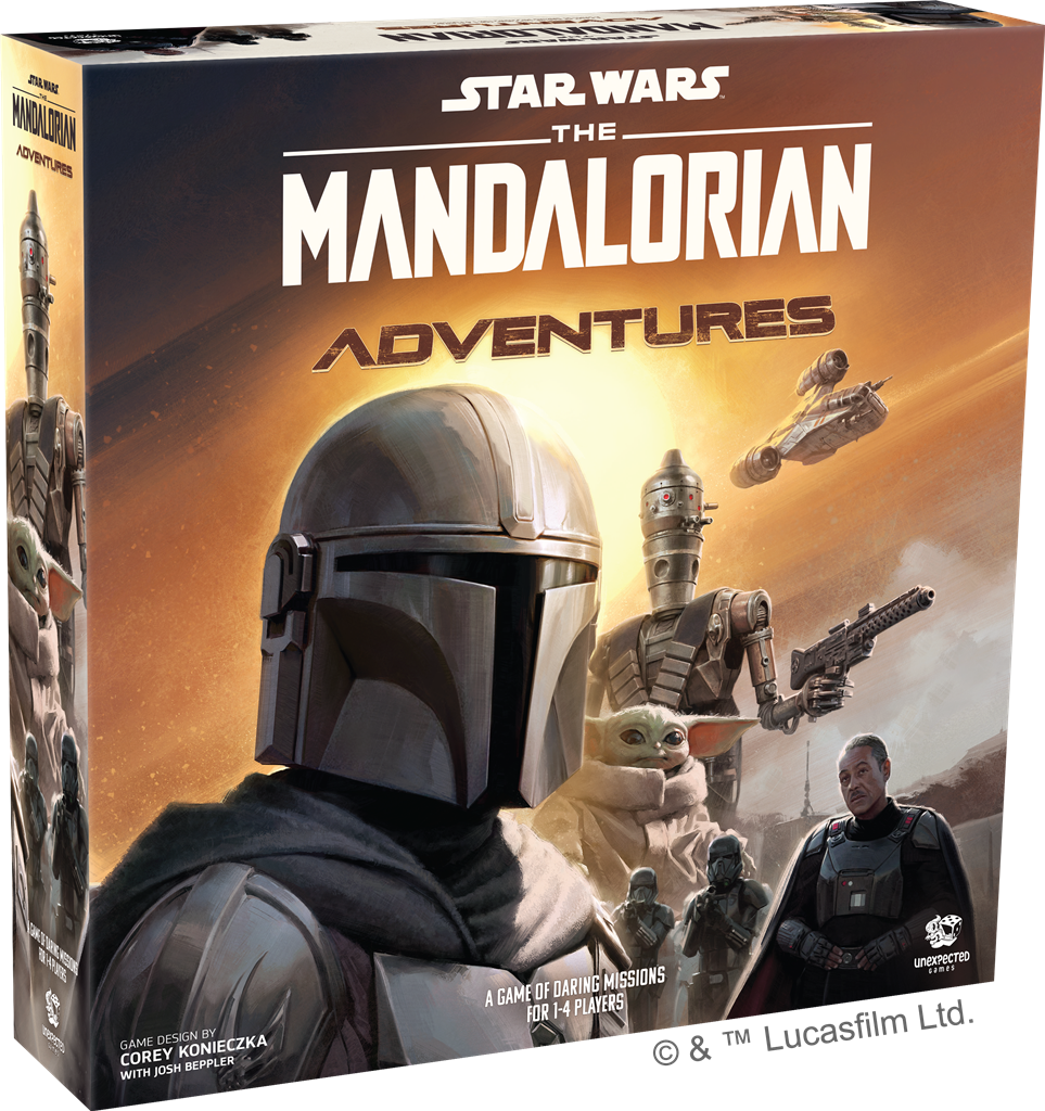 Star Wars The Mandalorian Adventures bordspel met kaarten en tokens