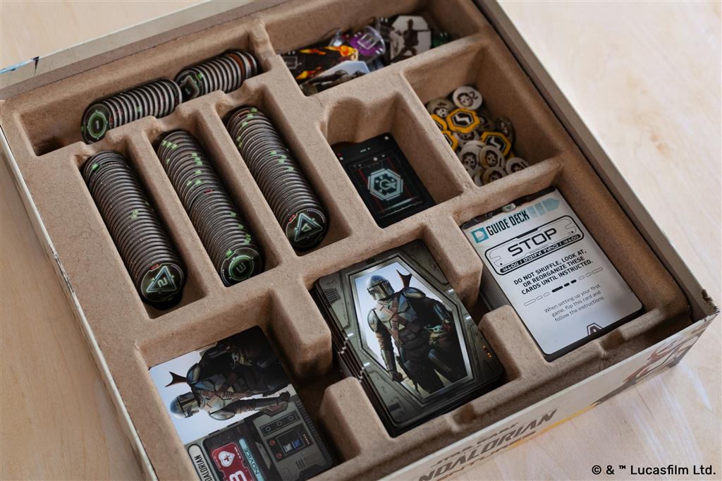 Star Wars The Mandalorian Adventures bordspel met kaarten en tokens