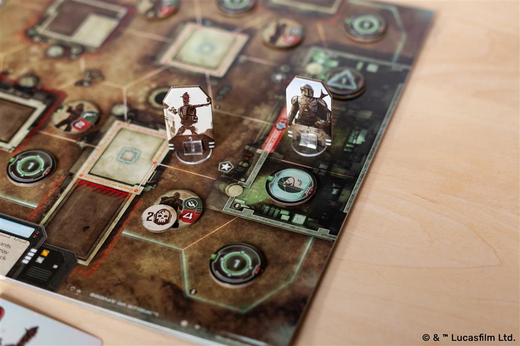 Star Wars The Mandalorian Adventures bordspel met kaarten en tokens