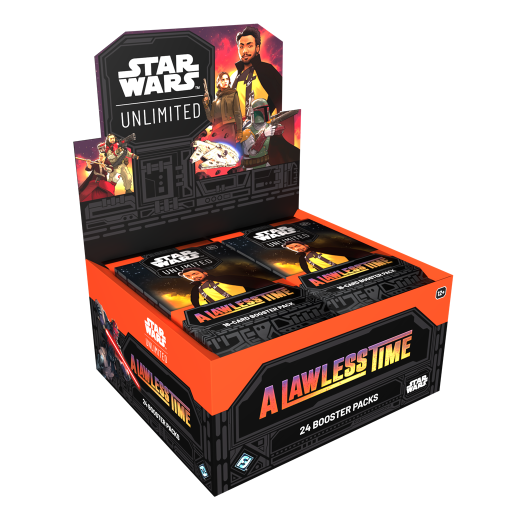 Star Wars Unlimited A Lawless Time sealed boosterbox met 24 boosterpacks voor het TCG kaartspel - verpakking