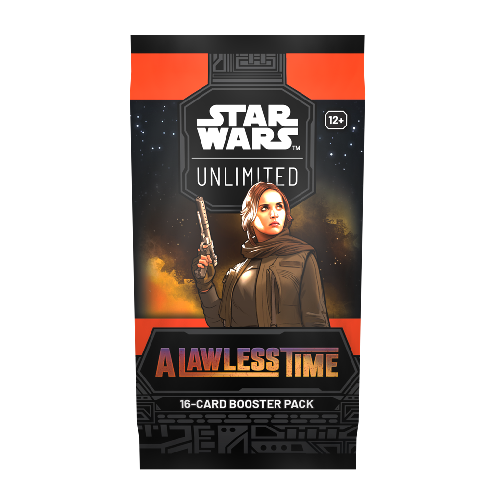 Star Wars Unlimited A Lawless Time sealed boosterbox met 24 boosterpacks voor het TCG kaartspel - achteraanzicht