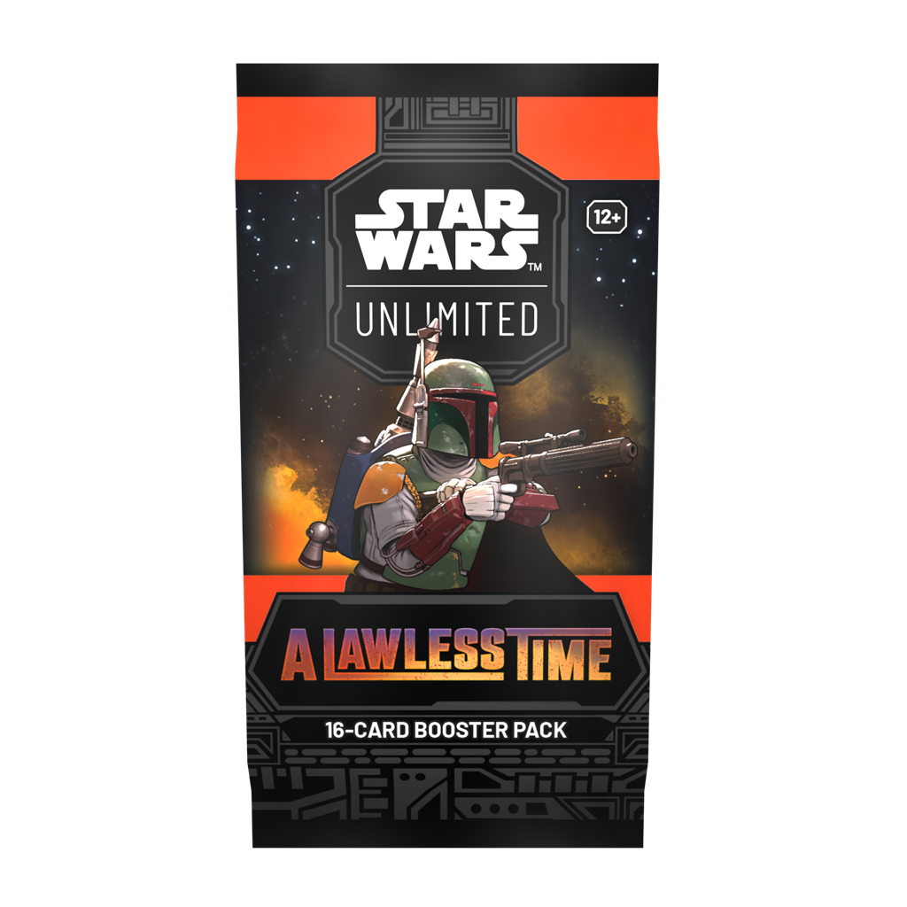 Star Wars Unlimited A Lawless Time sealed boosterbox met 24 boosterpacks voor het TCG kaartspel - vooraanzicht