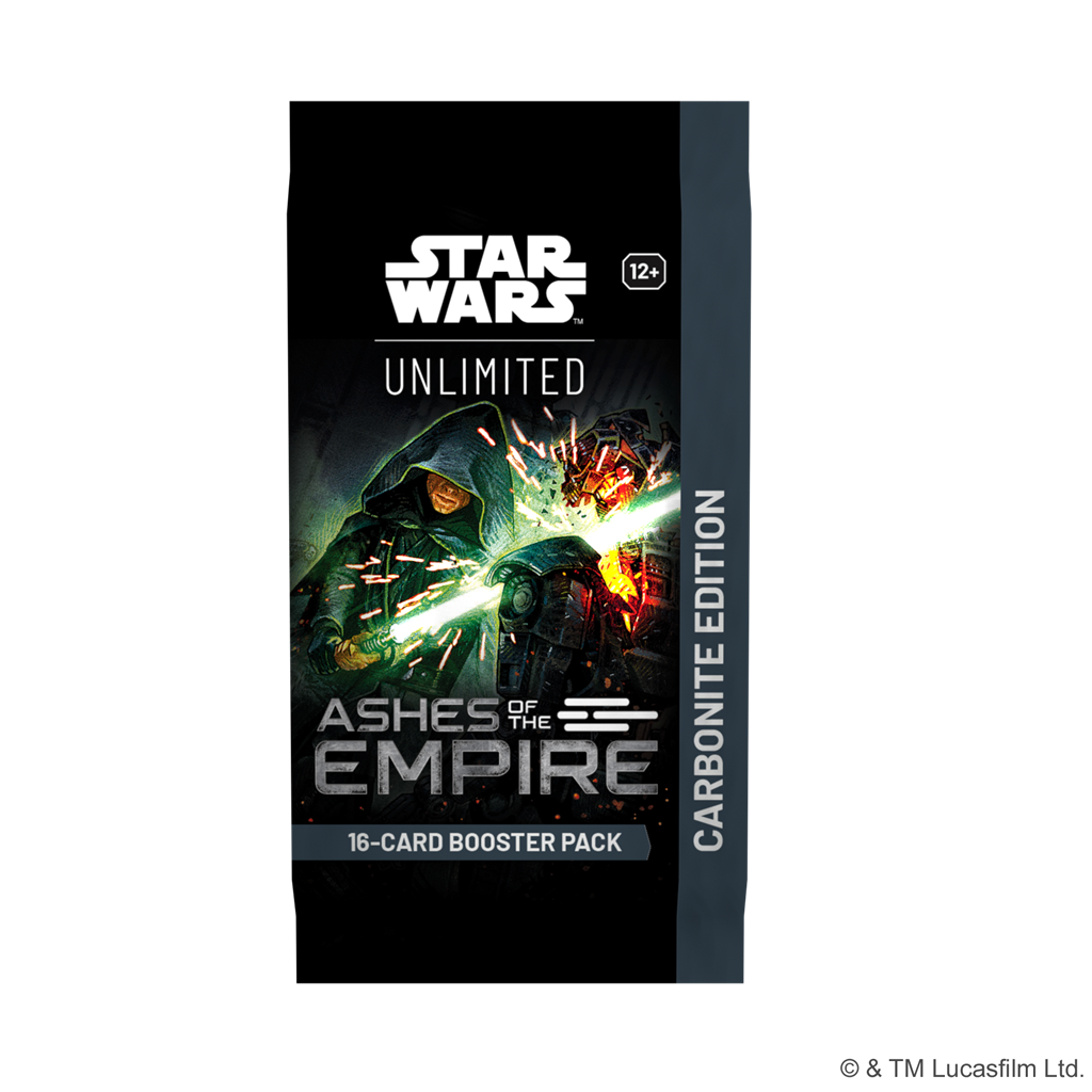 Star Wars Unlimited Ashes of the Empire Carbonite sealed Boosterbox display voor TCG verzamelaars - verpakking