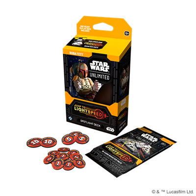 Star Wars Unlimited Jump to Lightspeed Boba Fett Spotlight Deck