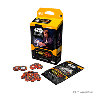 Star Wars Unlimited Jump to Lightspeed Han Solo Spotlight Deck