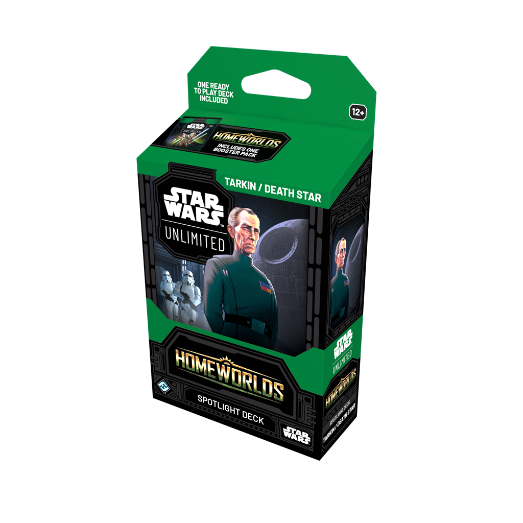 Star Wars Unlimited Homeworlds Spotlight Deck Tarkin Death Star doos en kaarten - vooraanzicht