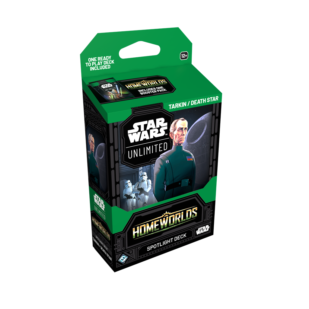 Star Wars Unlimited Homeworlds Spotlight Deck Tarkin Death Star doos en kaarten - verpakking