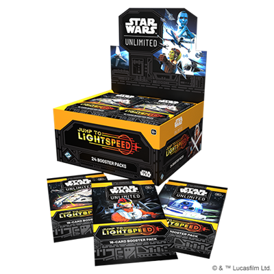Star Wars Unlimited Jump to Lightspeed Booster Pack met 16 kaarten