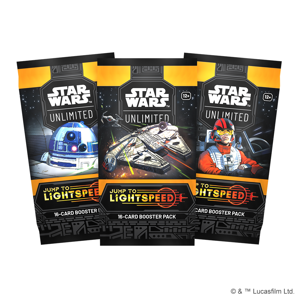 Star Wars Unlimited Jump to Lightspeed Booster Pack met 16 kaarten