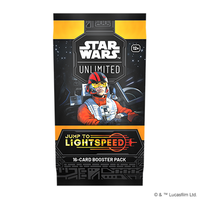 Star Wars Unlimited Jump to Lightspeed Booster Pack met 16 kaarten