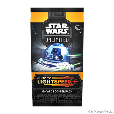 Star Wars Unlimited Jump to Lightspeed Booster Pack met 16 kaarten
