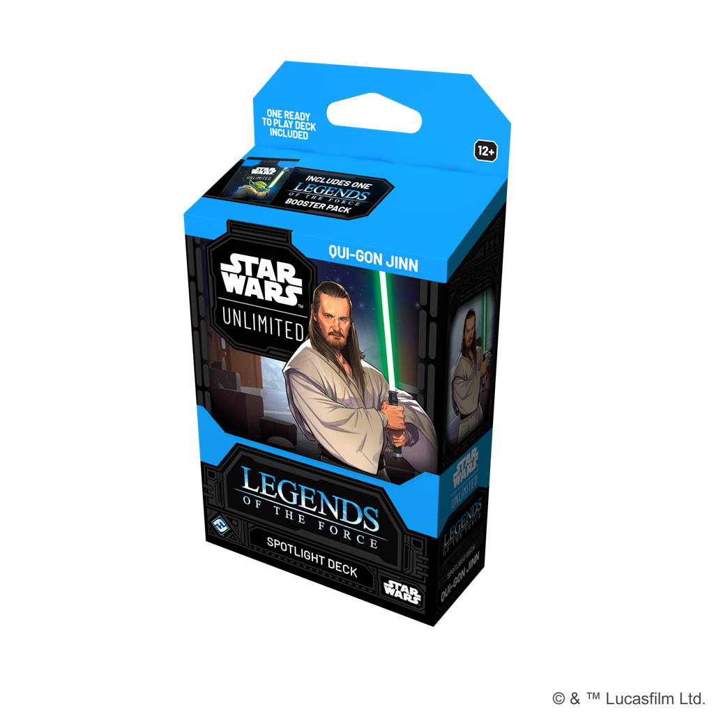 Star Wars Unlimited Legends of the Force Qui-Gon Jinn Spotlight Deck