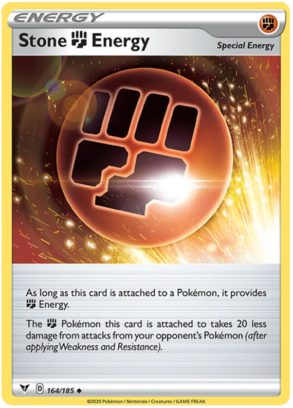Stone Energy special energy kaart #164/185 uit de Pokémon Vivid Voltage set