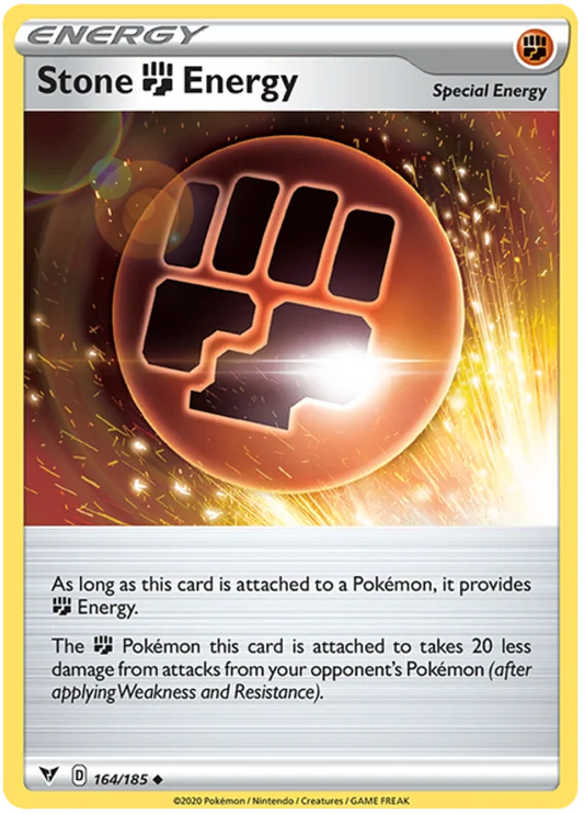 Stone Energy special energy kaart #164/185 uit de Pokémon Vivid Voltage set