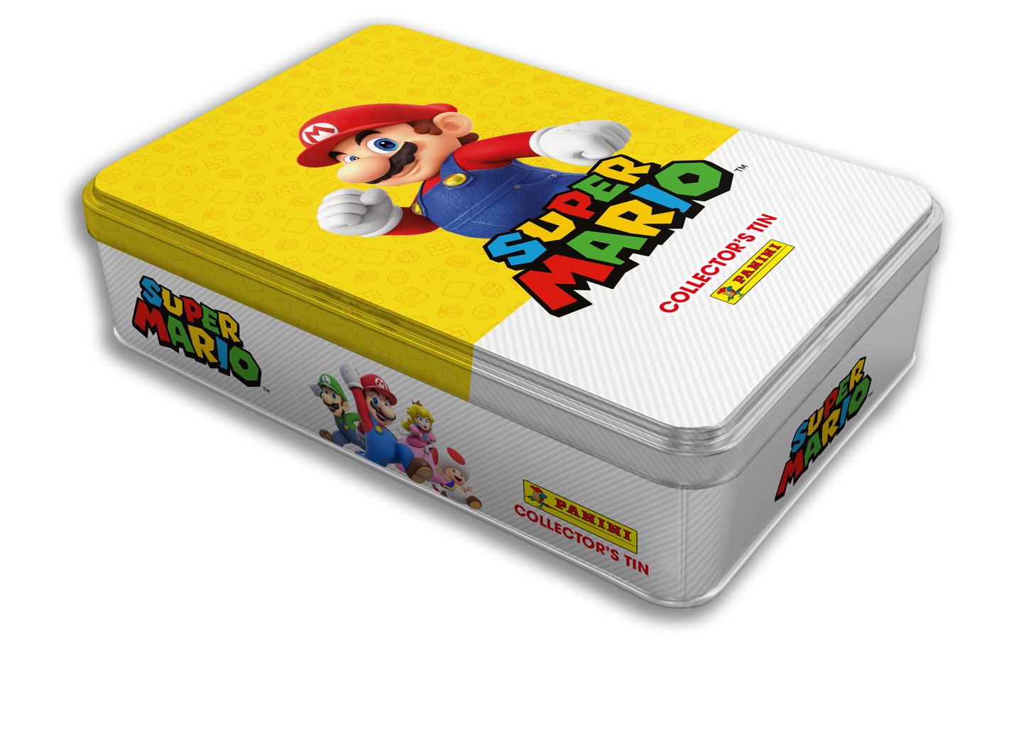 Panini Super Mario Sticker 2 Slim Tin met 15 boosterpacks en Limited Edition Card