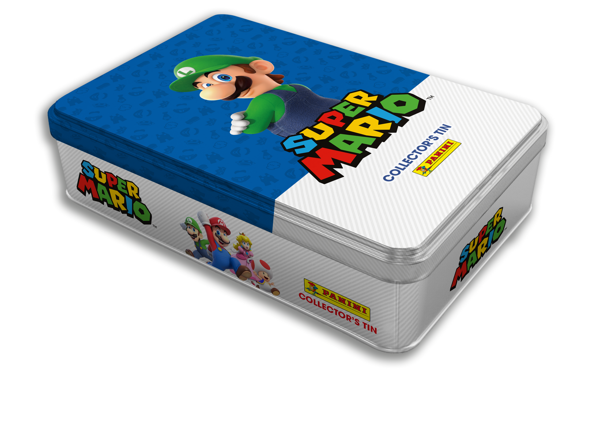 Panini Super Mario Sticker 2 Slim Tin met 15 boosterpacks en Limited Edition Card