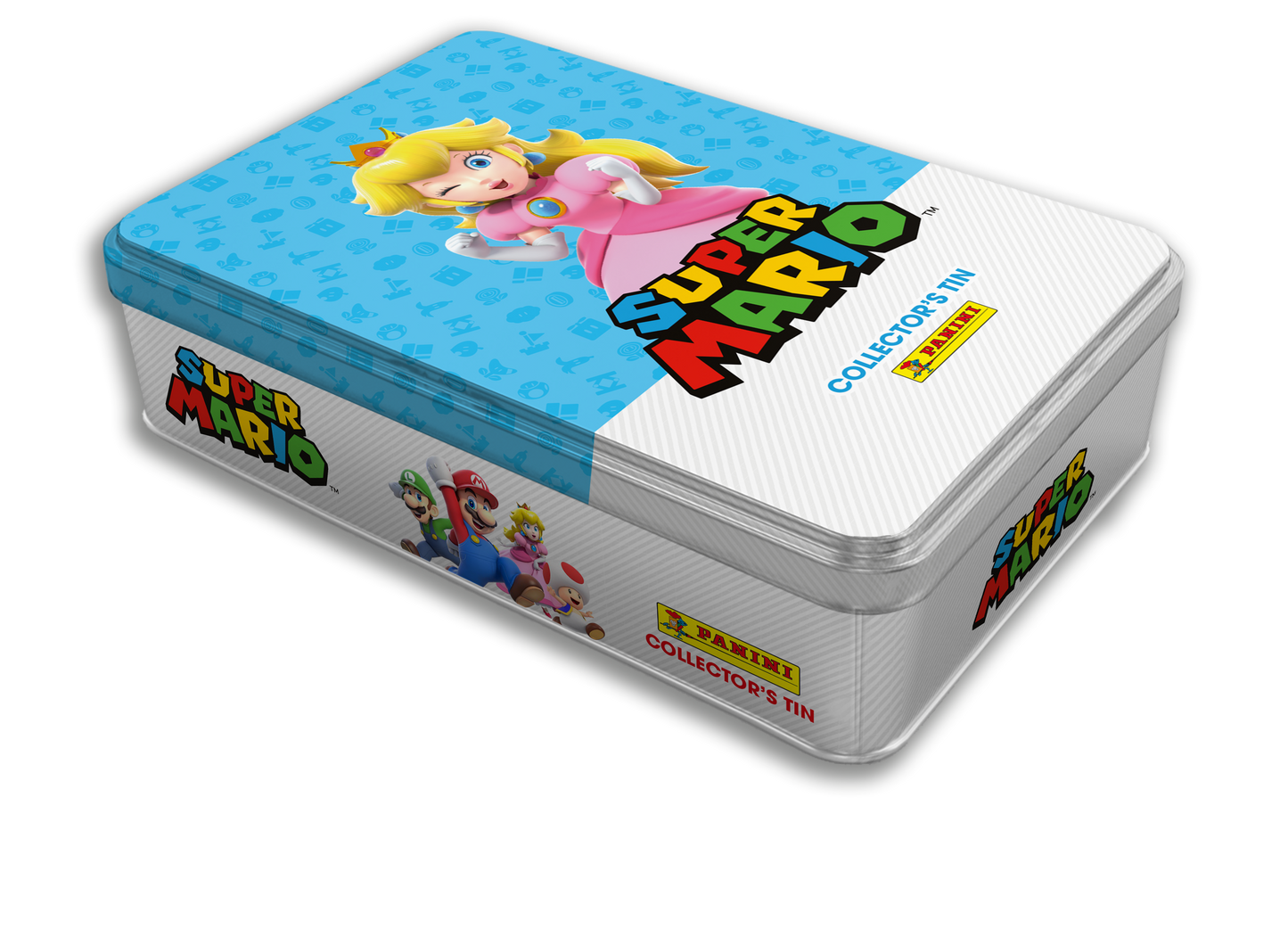 Panini Super Mario Sticker 2 Slim Tin met 15 boosterpacks en Limited Edition Card