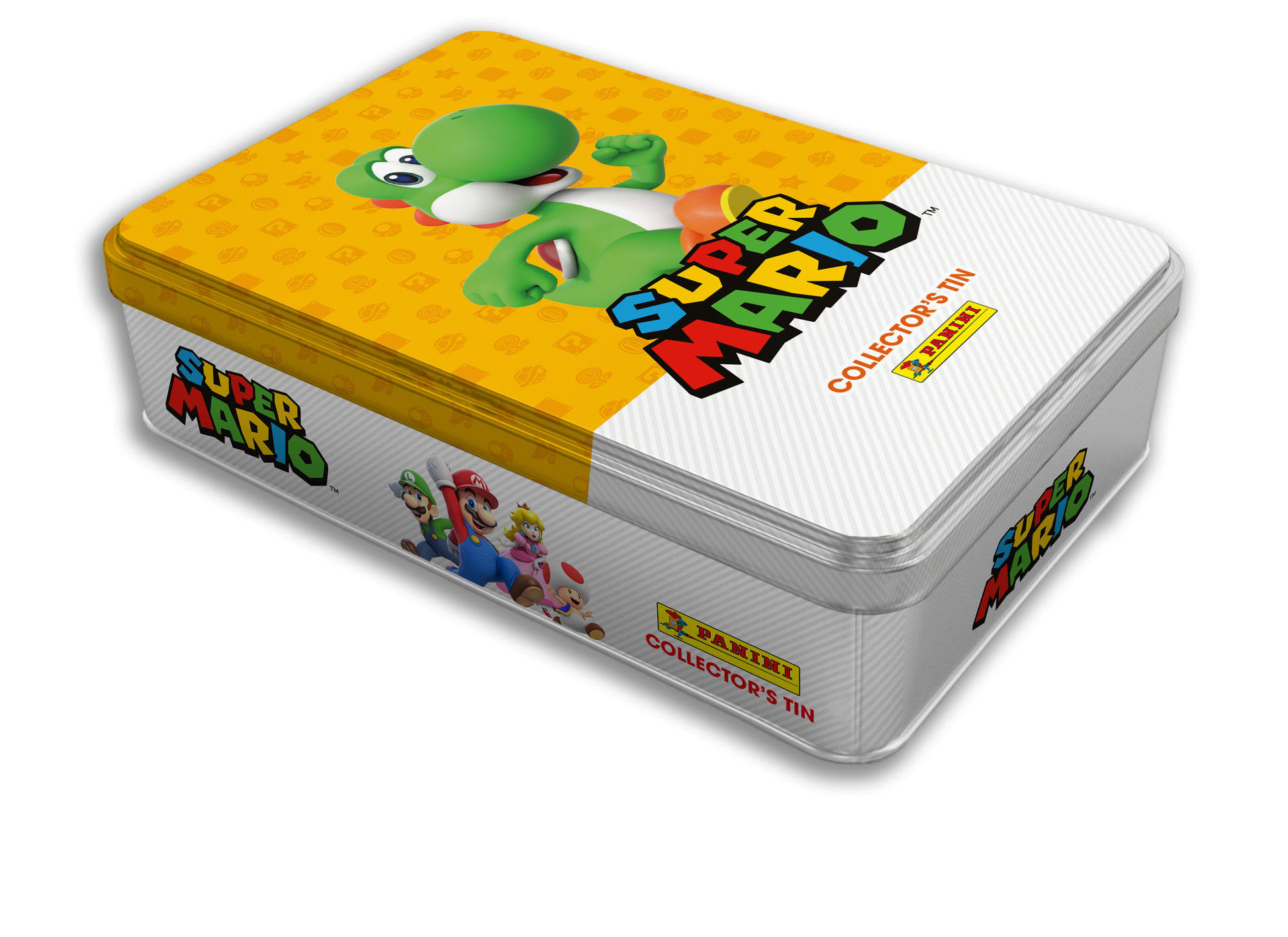 Panini Super Mario Sticker 2 Slim Tin met 15 boosterpacks en Limited Edition Card