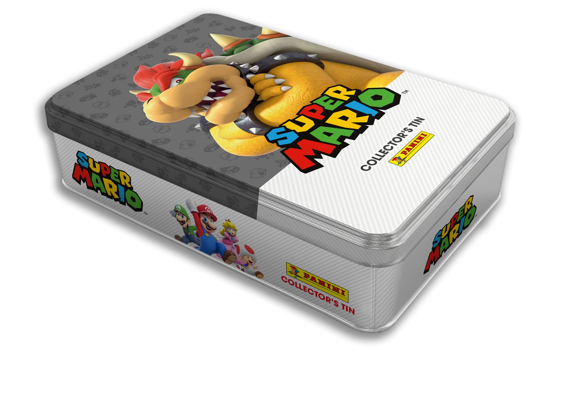Panini Super Mario Sticker 2 Slim Tin met 15 boosterpacks en Limited Edition Card
