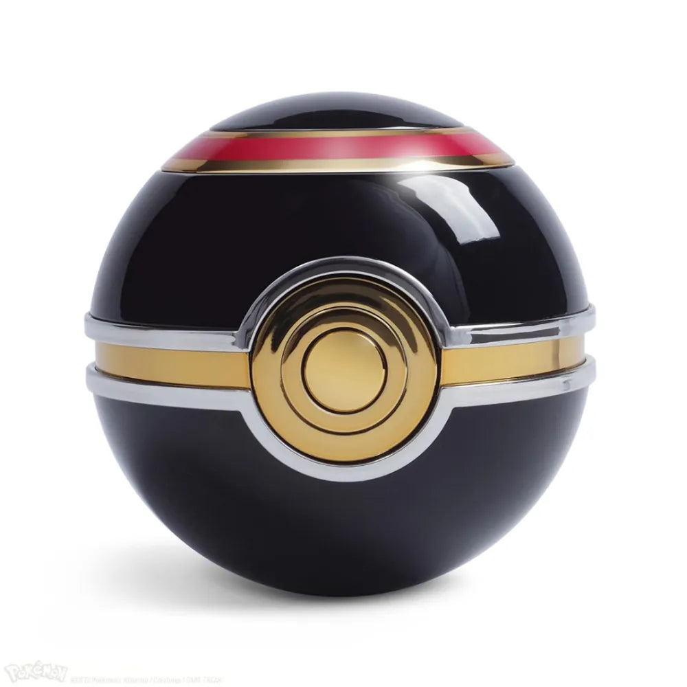 The Wand Company Pokémon Luxury Ball Replica in verlichte presentatiecase met metalen afwerking - verpakking