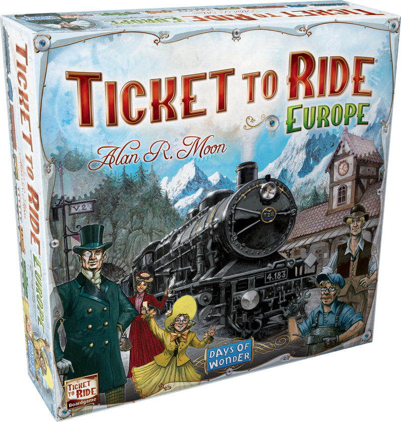 Ticket to Ride Europe Nederlandstalig bordspel met treintjes, tunnels en bestemmingskaarten