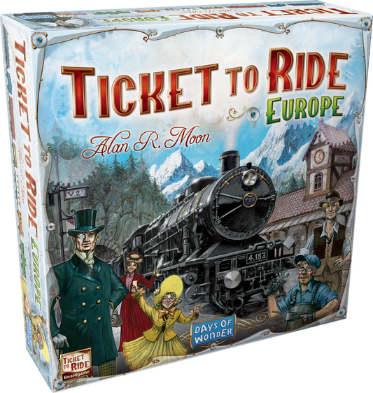 Ticket to Ride Europe Nederlandstalig bordspel met treintjes, tunnels en bestemmingskaarten