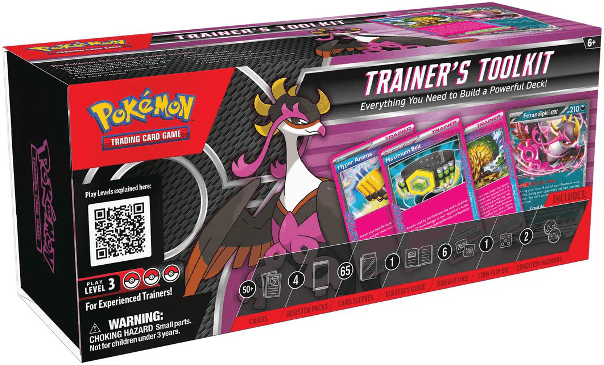 Pokémon Trainer’s Toolkit 2025 met deck, boosterpacks en accessoires