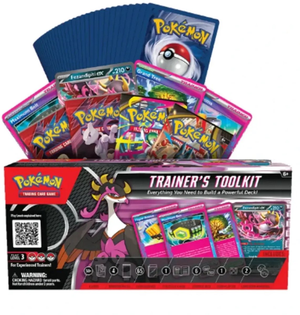 Pokémon Trainer’s Toolkit 2025 met deck, boosterpacks en accessoires