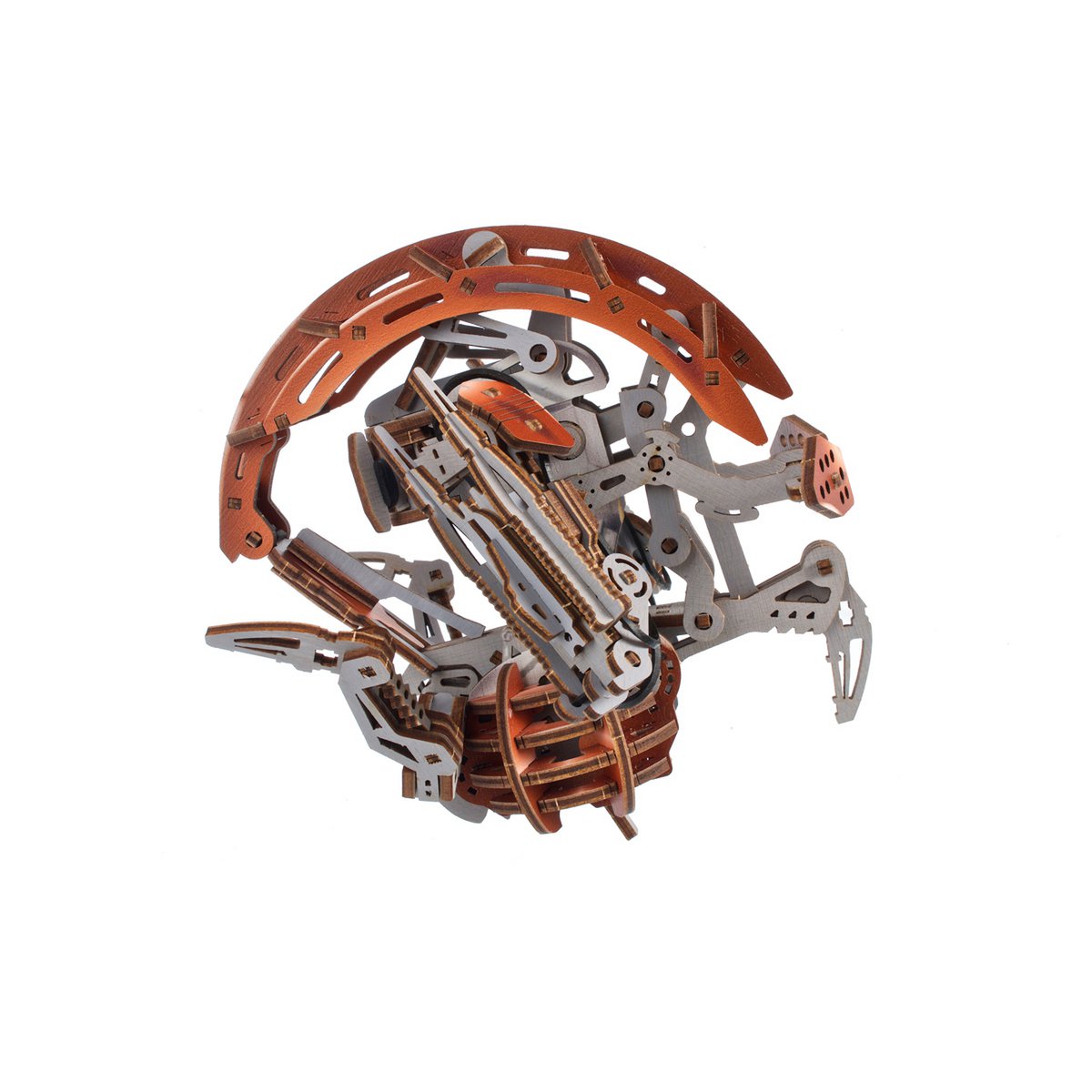 UGears Droideka bouwpakket, houten Star Wars 3D puzzel model met 180 onderdelen - zijaanzicht