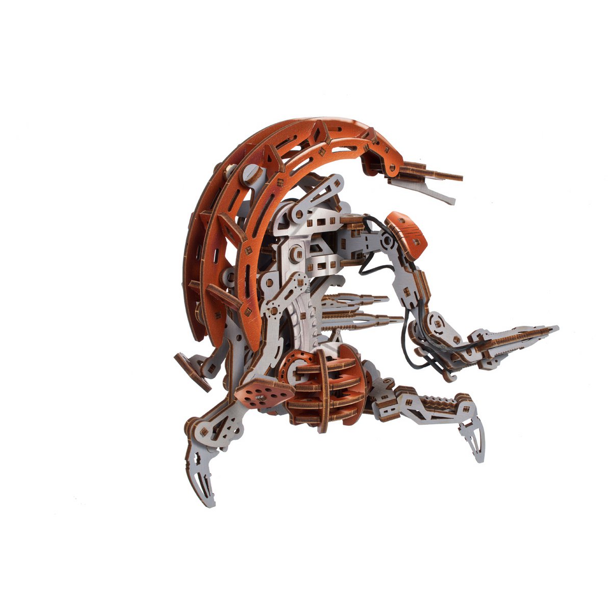 UGears Droideka bouwpakket, houten Star Wars 3D puzzel model met 180 onderdelen - detailfoto