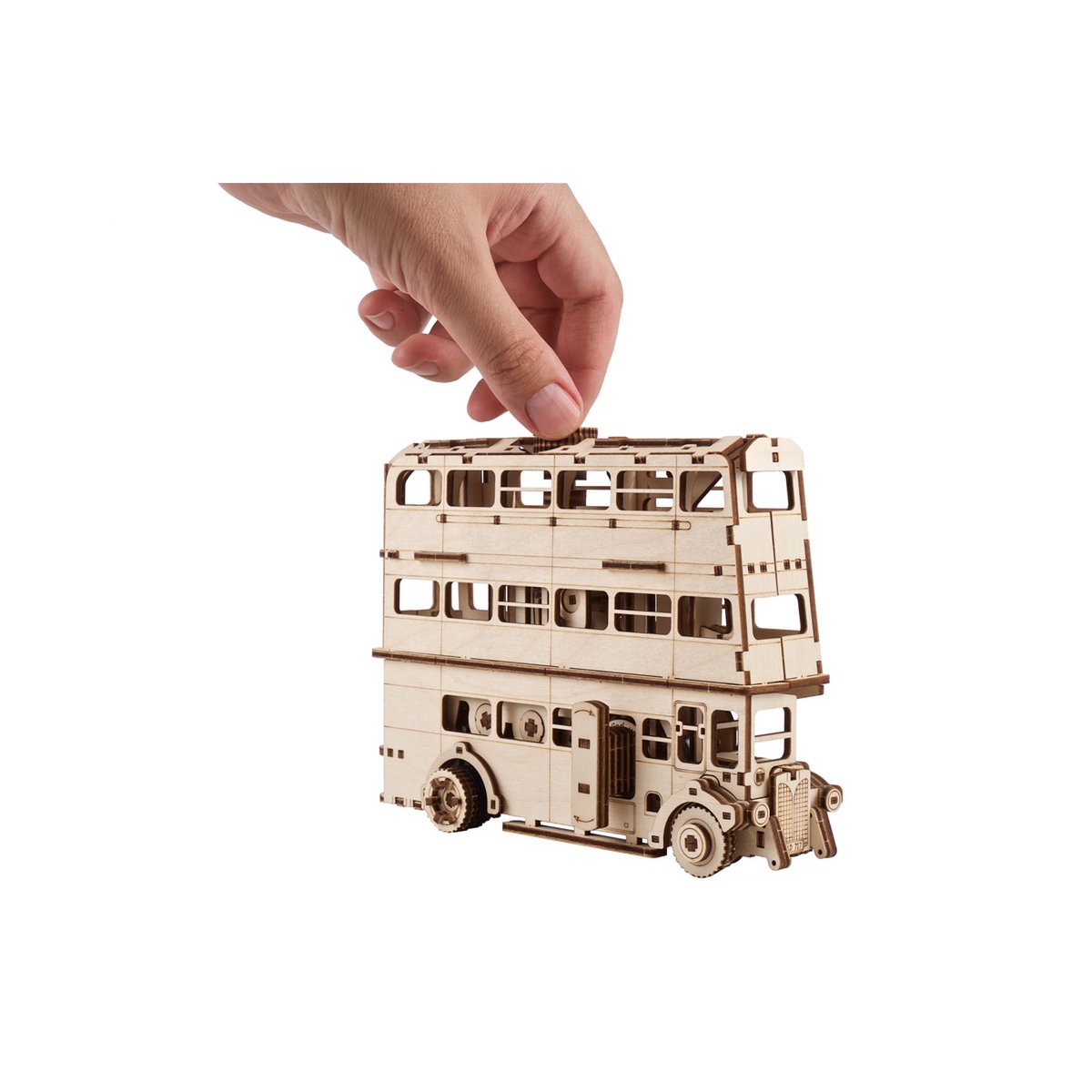 UGears Harry Potter The Knight Bus houten modelbouw 3D puzzel - detailfoto