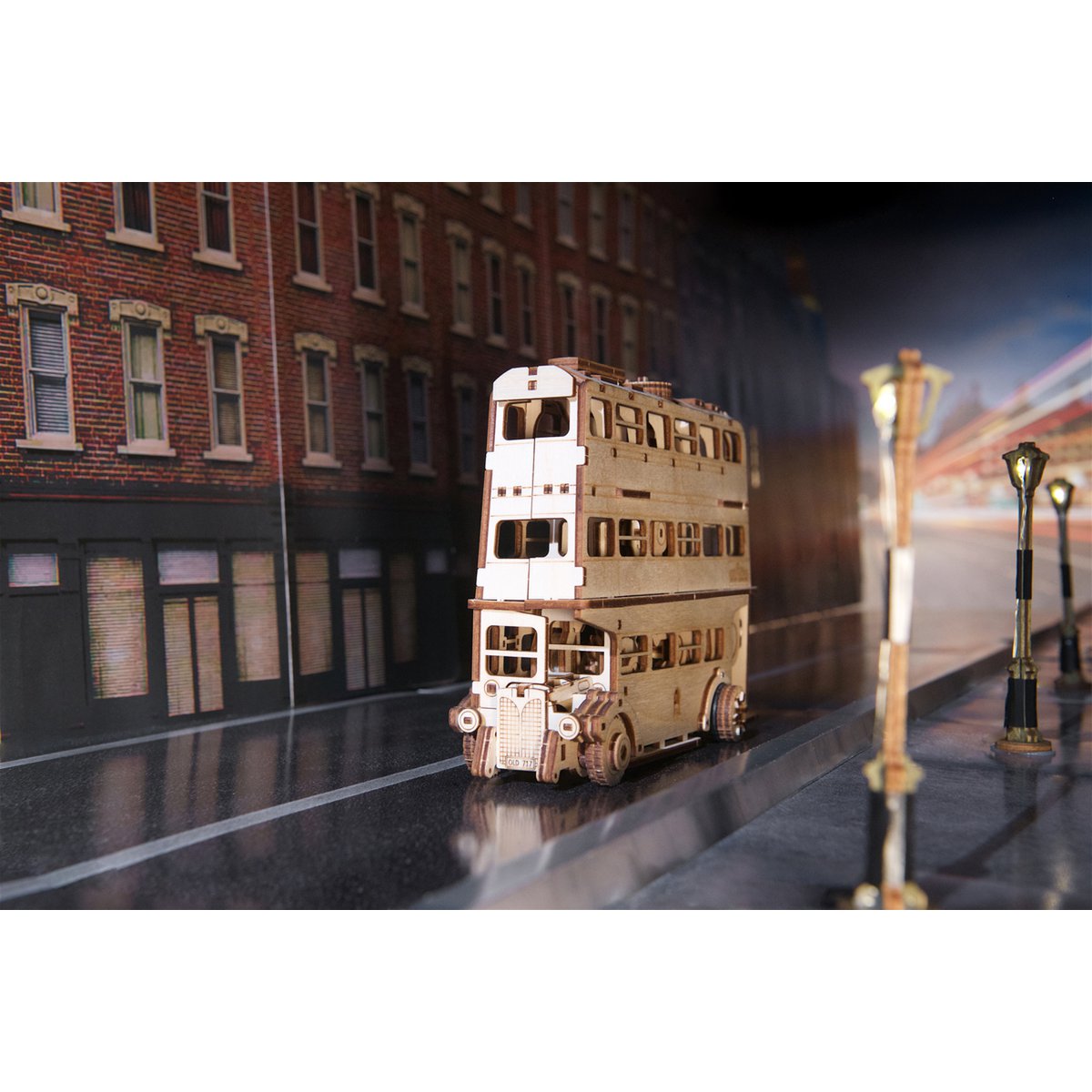 UGears Harry Potter The Knight Bus houten modelbouw 3D puzzel - detailfoto