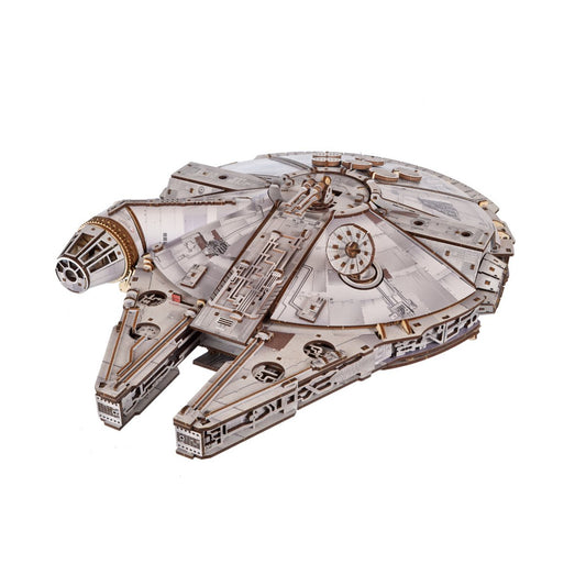 UGears Millennium Falcon Star Wars miniatuur houten bouwpakket op schaal 1:75 - verpakking