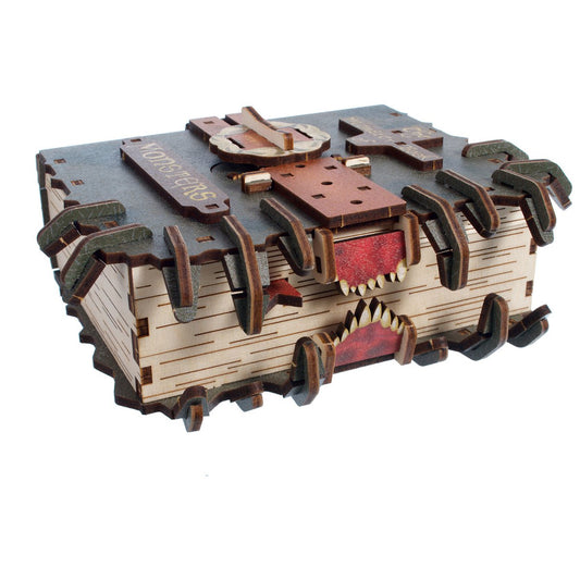 UGears Monster Book of Monsters houten 3D puzzel geïnspireerd op Harry Potter - achteraanzicht