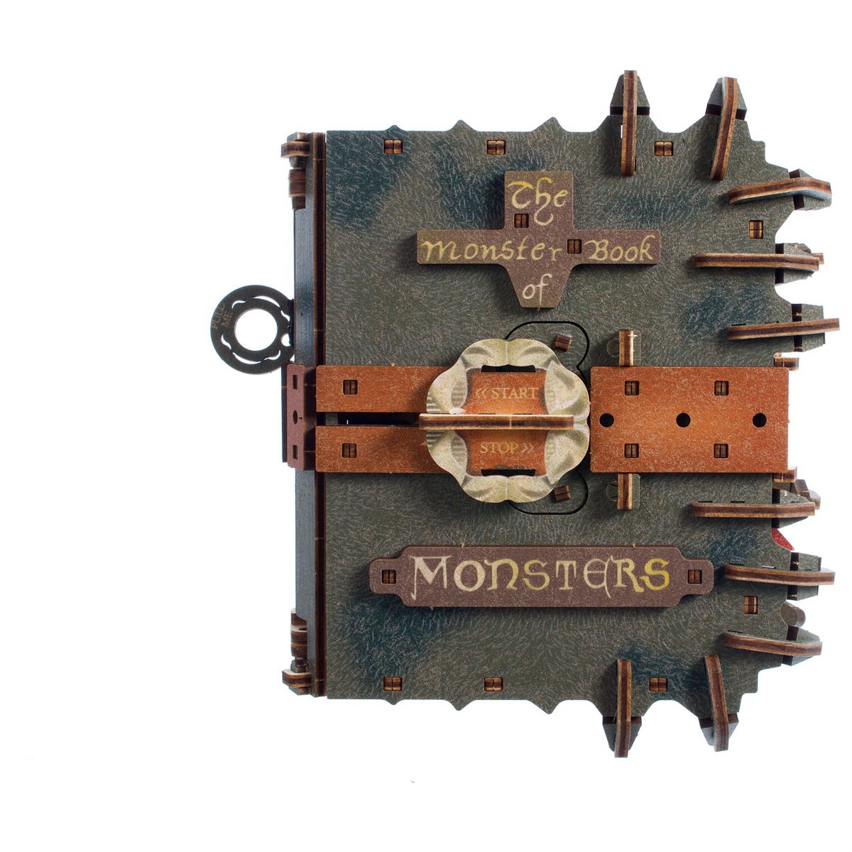 UGears Monster Book of Monsters houten 3D puzzel geïnspireerd op Harry Potter - verpakking