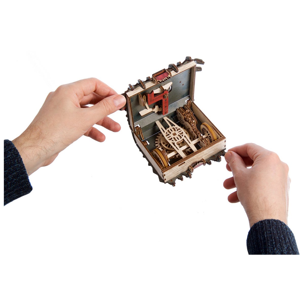 UGears Monster Book of Monsters houten 3D puzzel geïnspireerd op Harry Potter - detailfoto