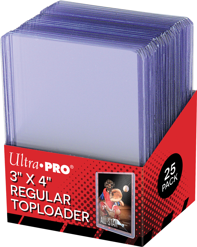 Ultra Pro toploaders 3x4 clear regular bescherming kaarten