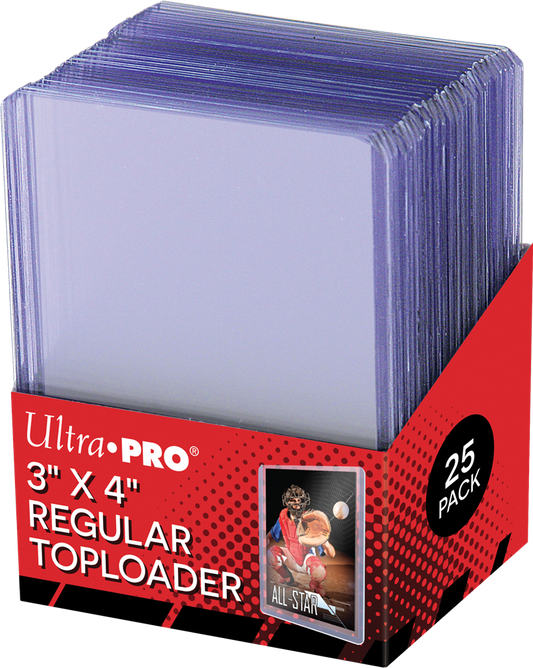 Ultra Pro toploaders 3x4 clear regular bescherming kaarten