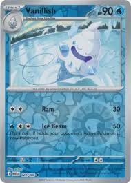 Vanillish Reverse Holo #028 uit de Pokémon White Flare set