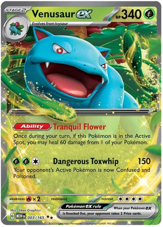 #003 Venusaur Ex Double Rare