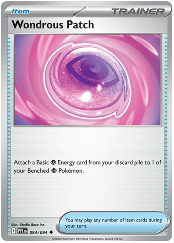 Wondrous Patch #094 common Trainer kaart uit de Pokémon set Phantasmal Flames
