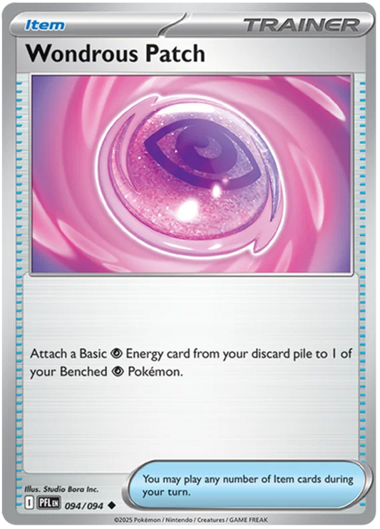 Wondrous Patch #094 common Trainer kaart uit de Pokémon set Phantasmal Flames